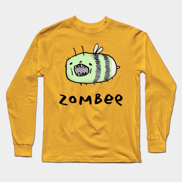 Zombee Long Sleeve T-Shirt by Sophie Corrigan